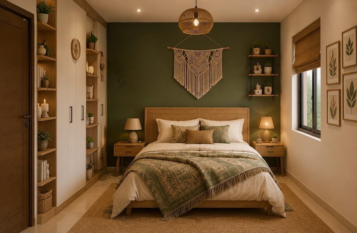 Warm Lighting Bedroom Design 18