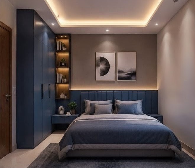 Modern Bedroom Interior Setup 19