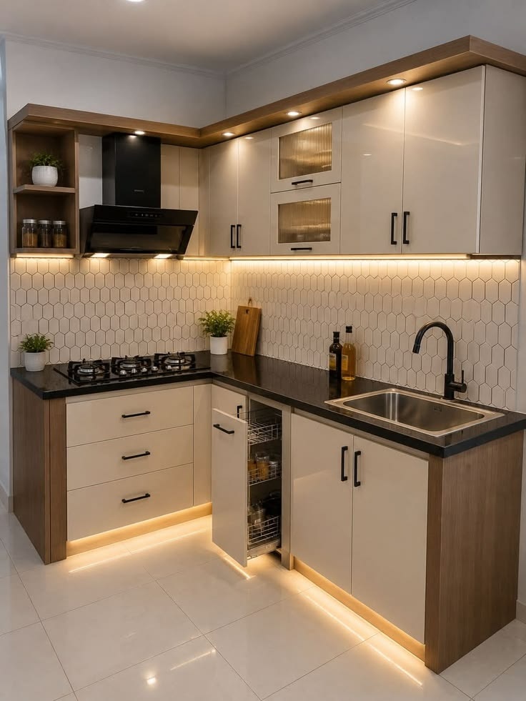 Matte Finish Modular Kitchen 10
