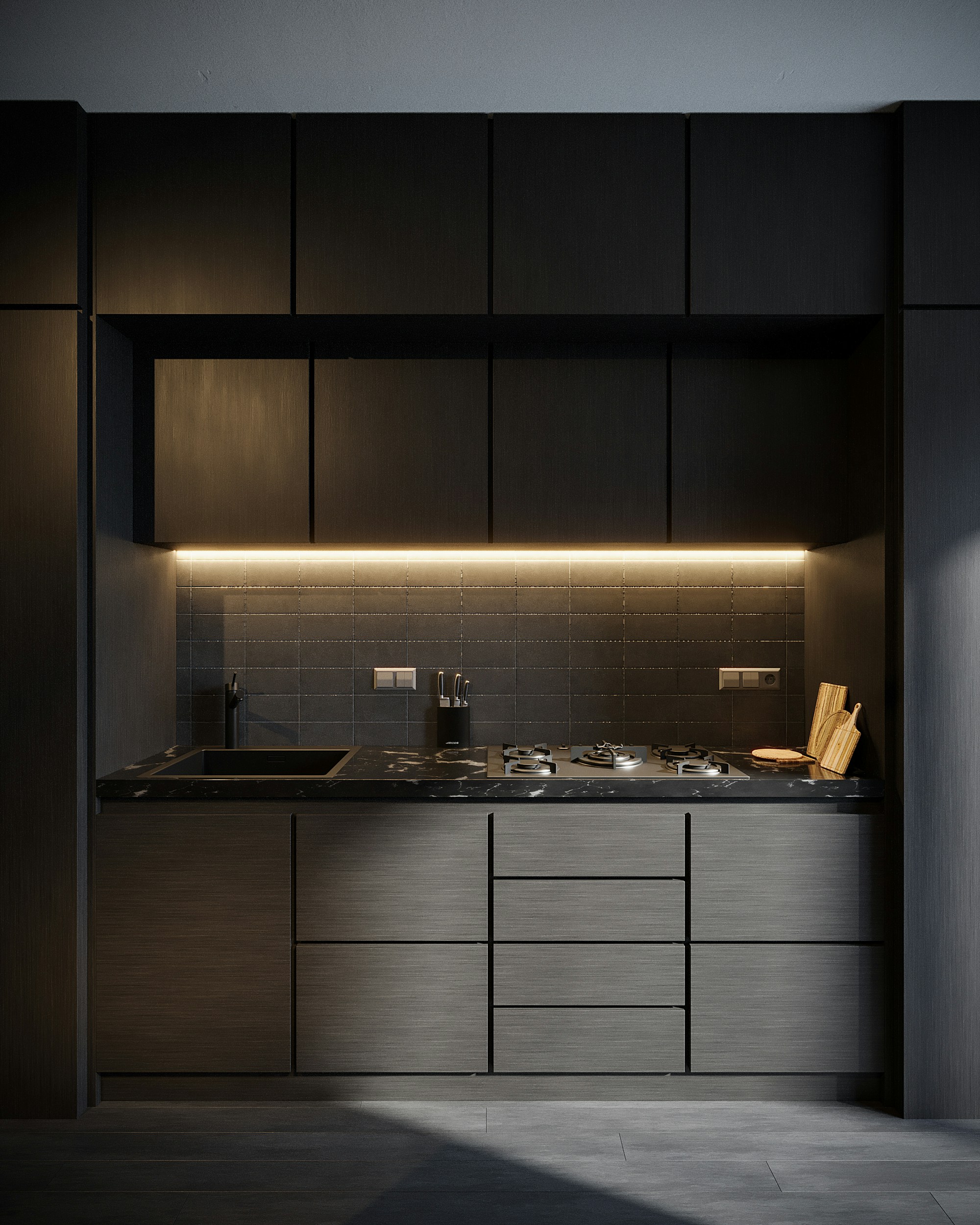 Modern Indian Kitchen Interior 11