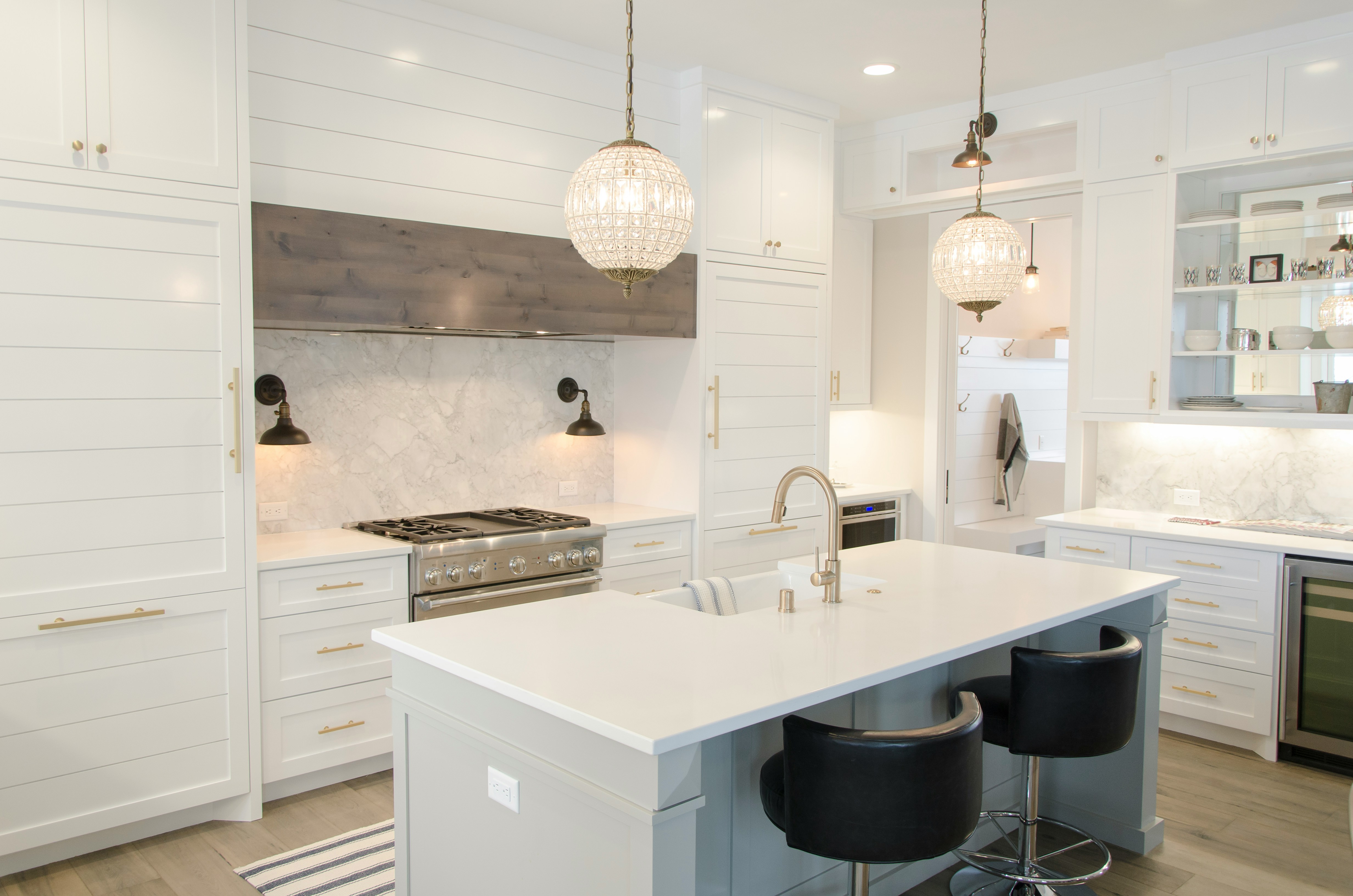 Glossy White Modular Kitchen 15