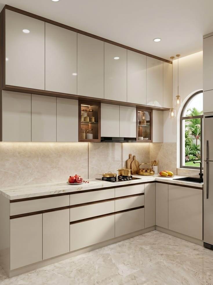 Modular Kitchen Breakfast Counter 34