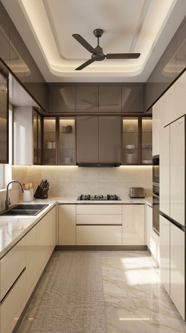 Custom Modular Kitchen Architecture 35