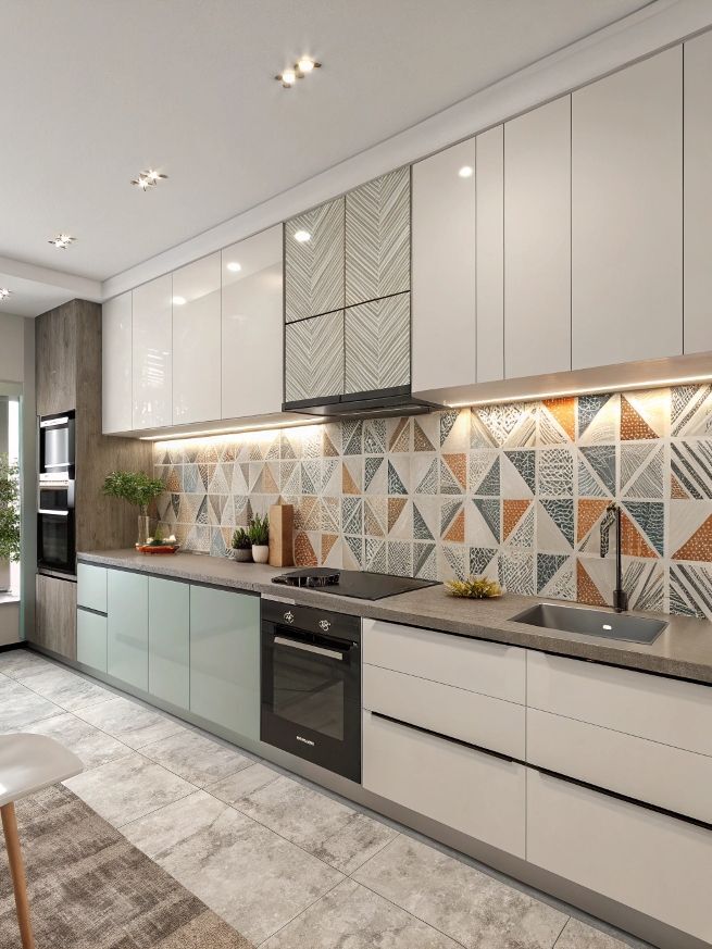 Luxury Modular Kitchen Layout 38