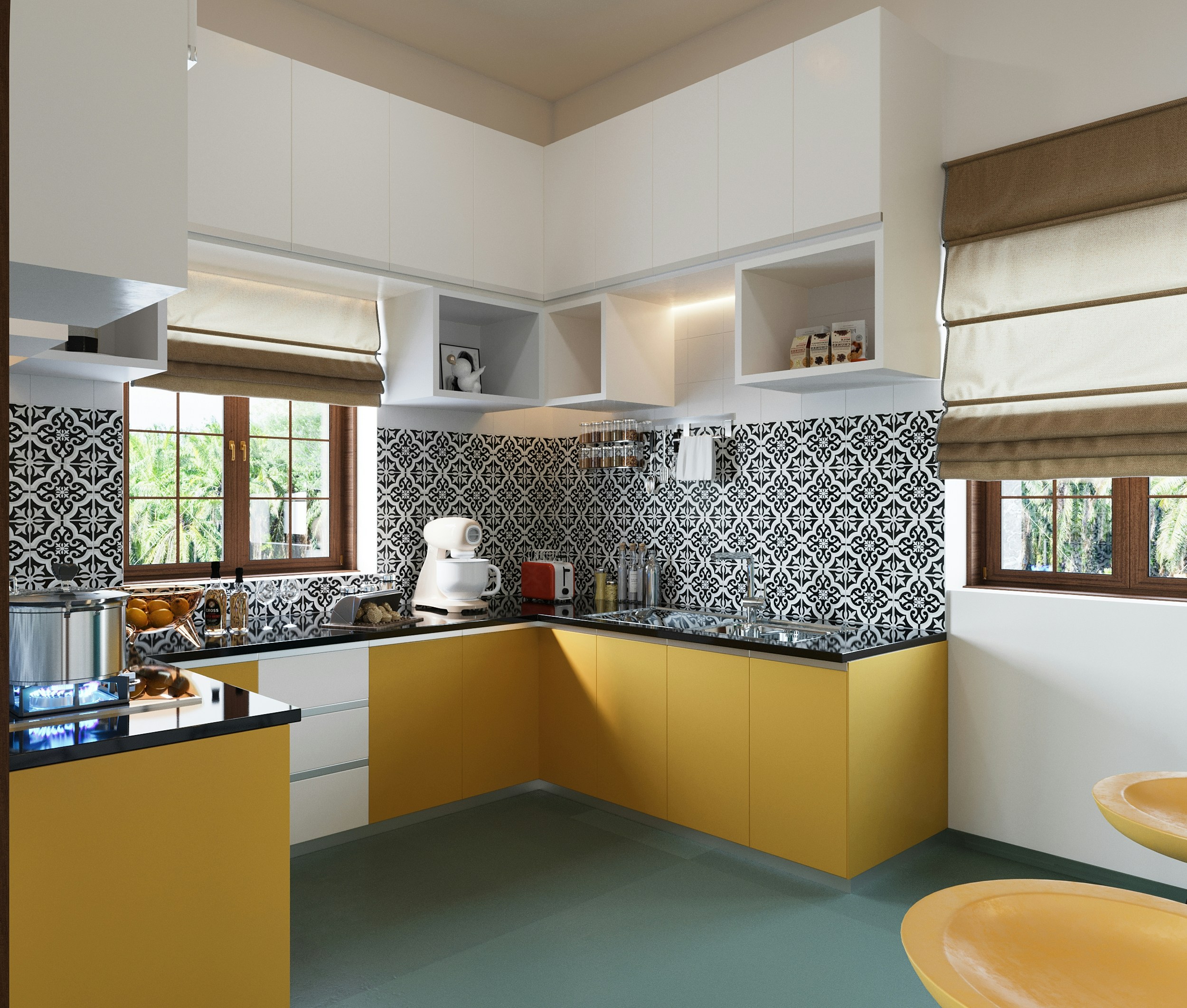 Waterproof Plywood Modular Kitchen 9