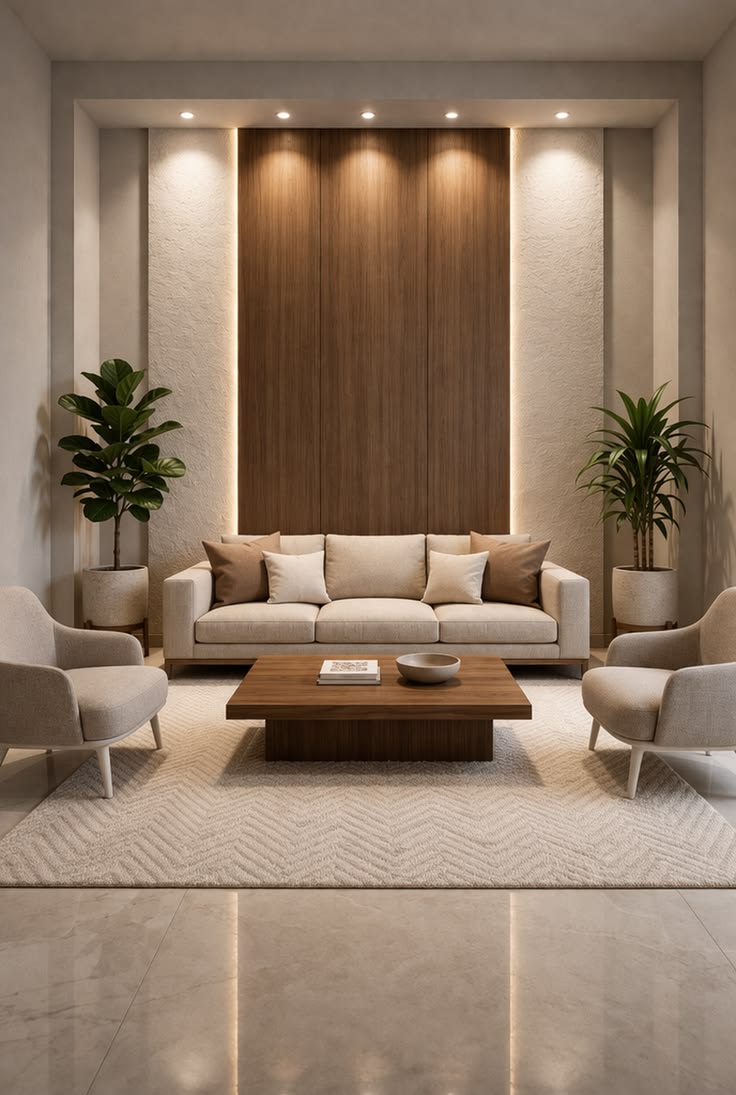 Living Room Wall Molding Decor 12