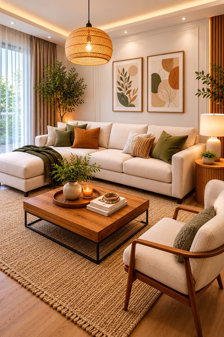 Living Room Accent Wall Styling 31