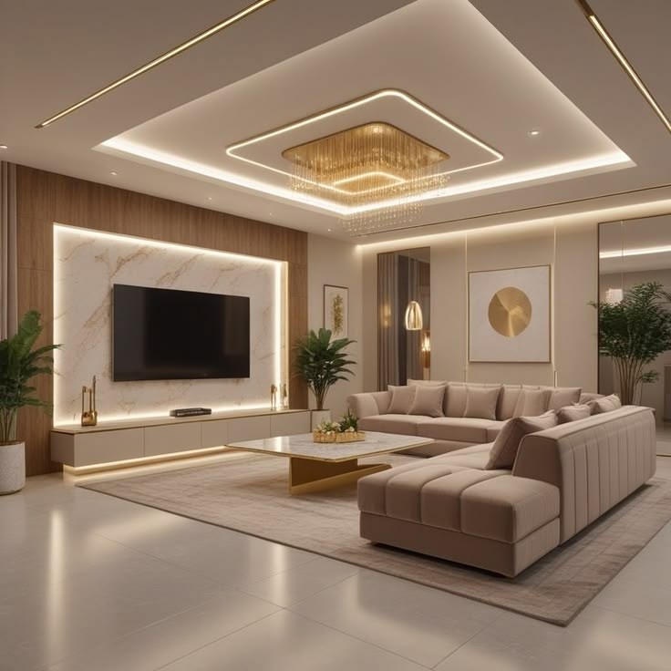 Modern Flat Living Space 32