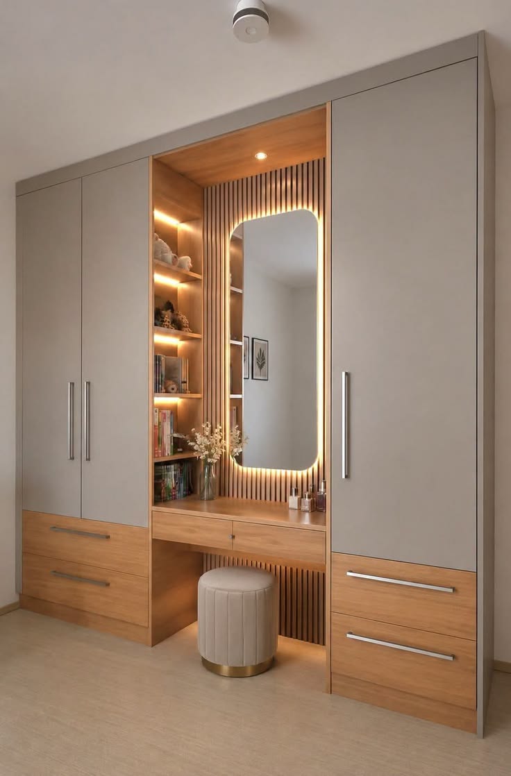 Dual Tone Bedroom Wardrobe Kolkata 19