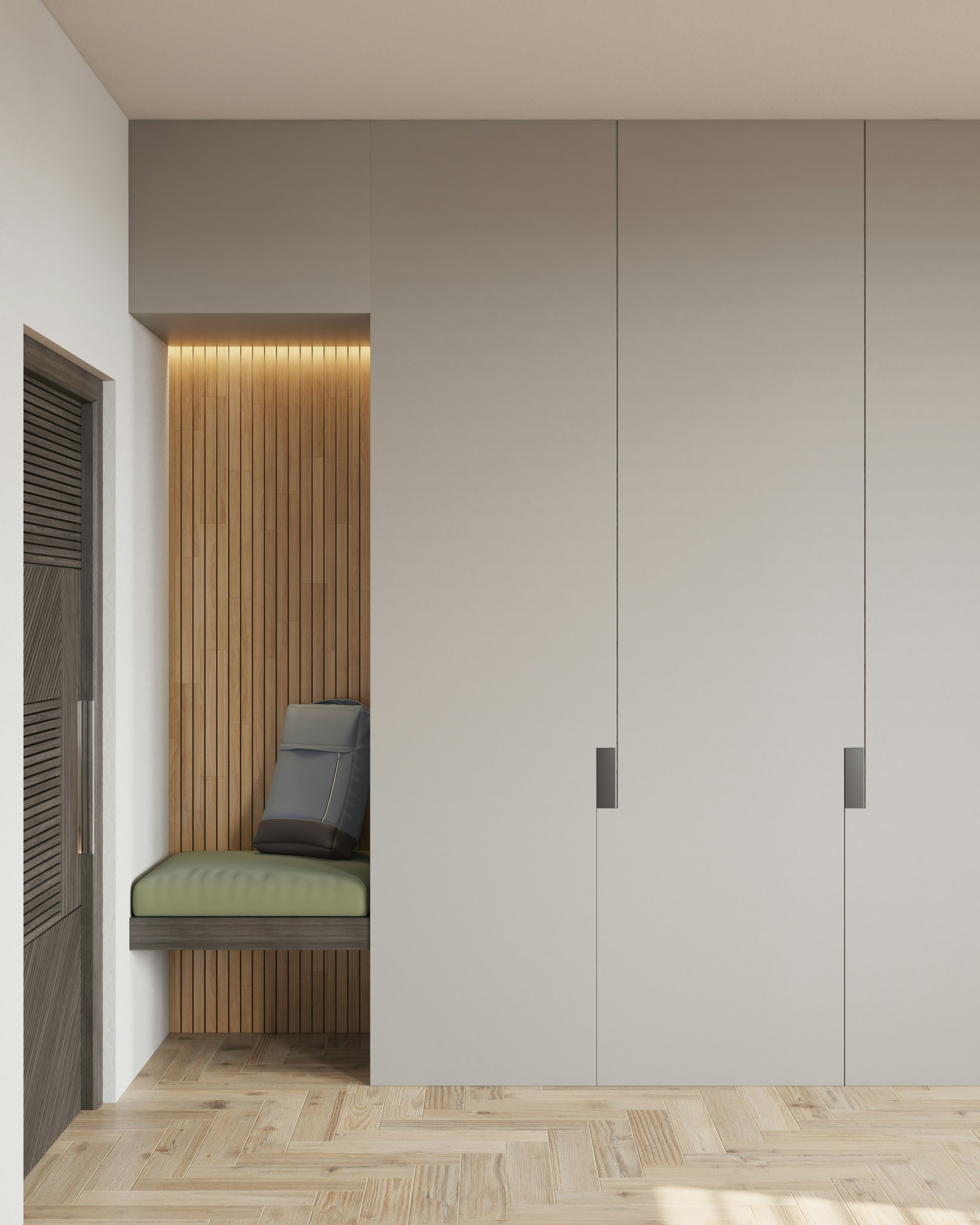 Floor to Ceiling Wardrobe with Loft 5