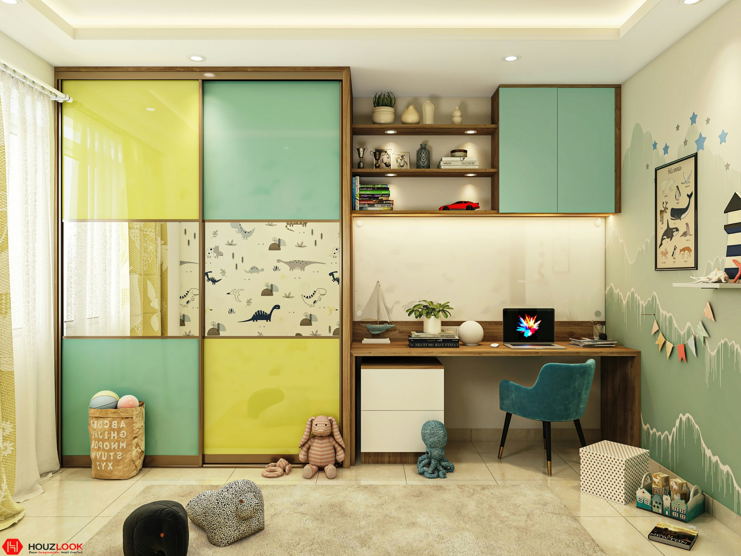Glass Shutter Modern Wardrobe Kolkata 6